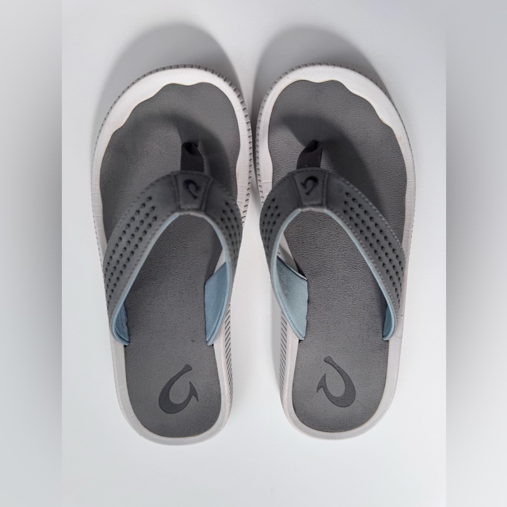 OluKai Ulele Flip-Flops - Men's color stone size 9/42